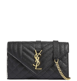  Túi Nữ Yves Saint Laurent Envelope Small Bag 'Black' 