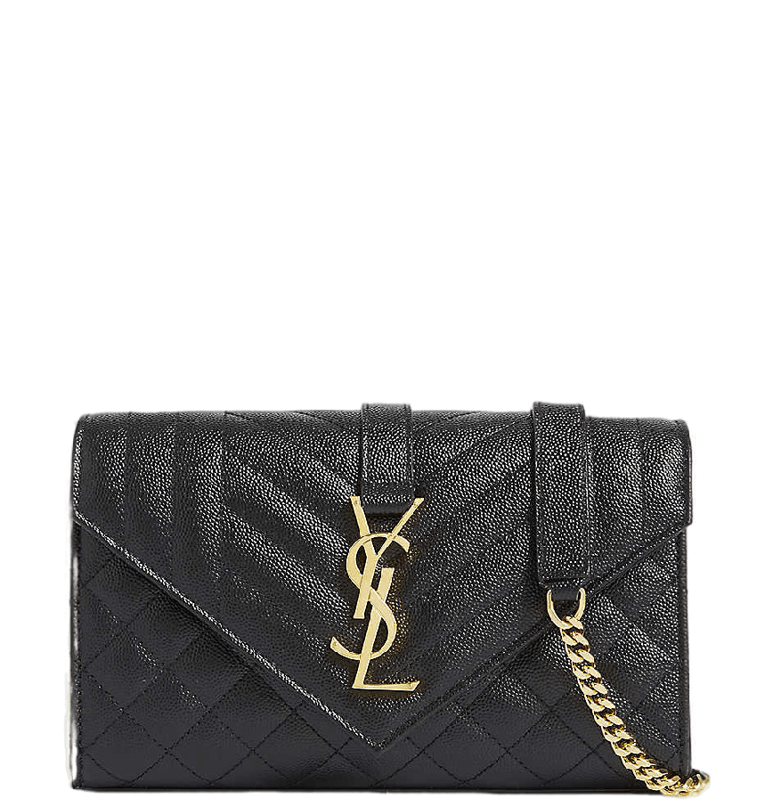  Túi Nữ Yves Saint Laurent Envelope Small Bag 'Black' 