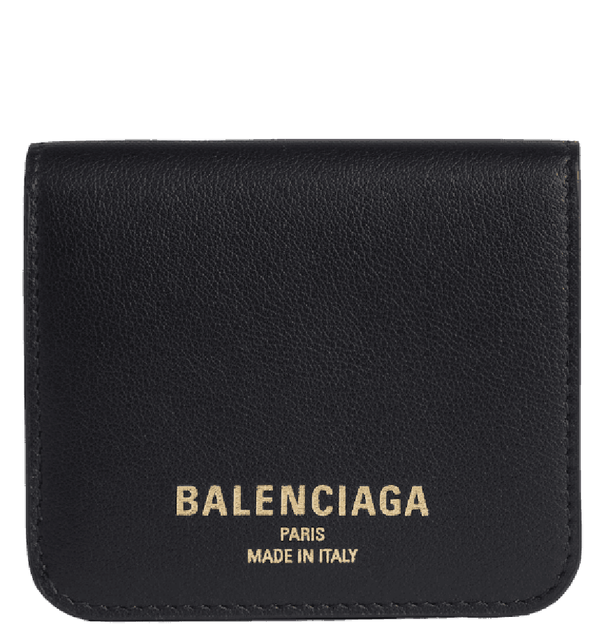  Ví Balenciaga Cash 2.0 Flap Coin Card Holder 'Black' 