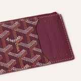  Ví Goyard Bourbon Zipped Card Holder 'Burgundy' 