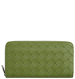  Ví Nam Bottega Veneta Intrecciato Zip Around Wallet 'Tea Leaf' 