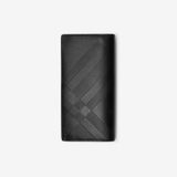  Ví Nam Burberry Embossed Check Continental Wallet 'Black' 