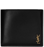  Ví Nam Saint Laurent Tiny Cassandre East/West Wallet 'Black' 