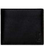  Ví Nam Saint Laurent Tiny Cassandre East/West Wallet 'Black' 