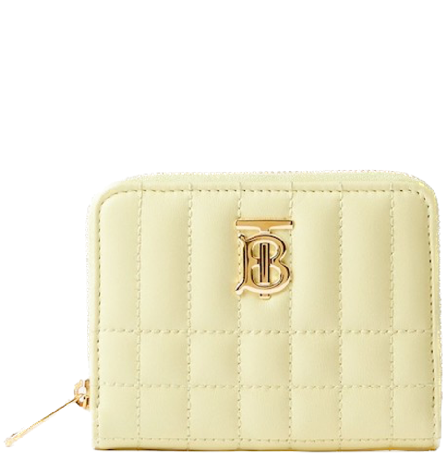Ví Nữ Burberry Quilted Leather Lola Zip Wallet 'Cool Lemon' 80660441 –  LUXITY