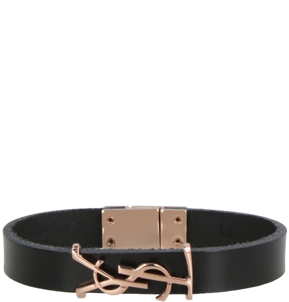  Vòng Tay Saint Laurent Logo Plaque Bracelet 'Rose Gold' 