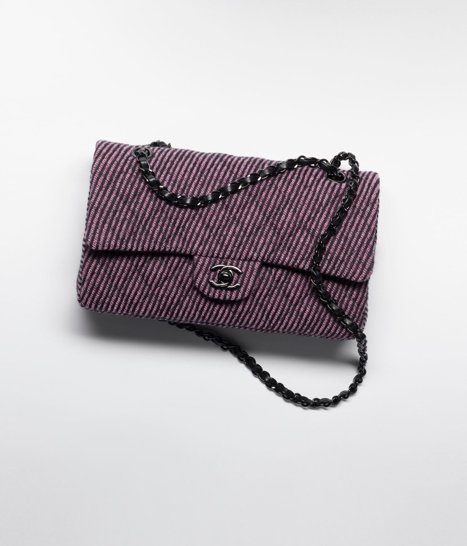  Túi Nữ Chanel Classic Handbag 'Pink Black' 