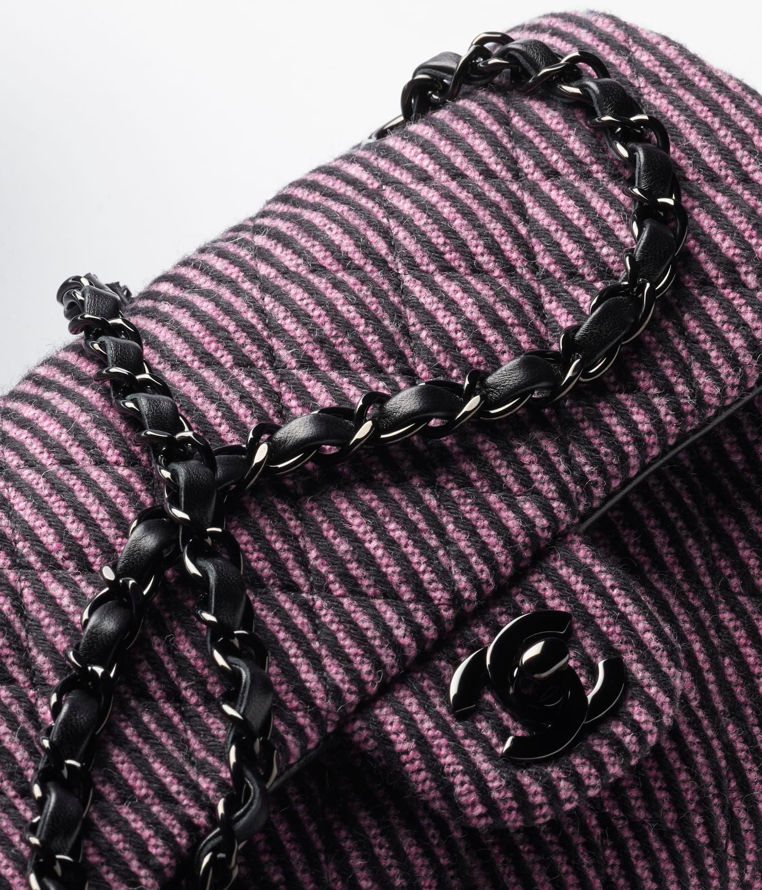 Túi Nữ Chanel Classic Handbag 'Pink Black' 