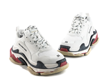  Giày Nữ Balenciaga Triple S Low 'White-Red' 