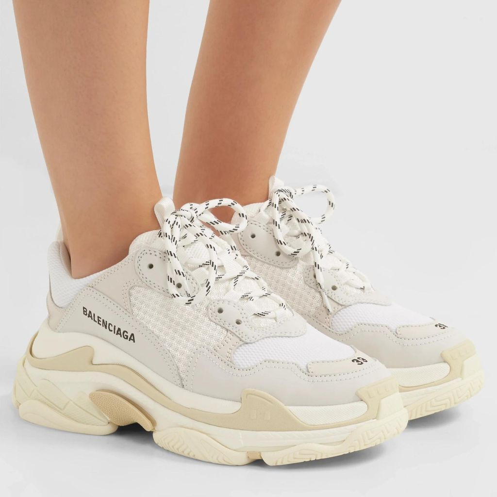 Giay N Balenciaga Triple S Trainer White 524036 W09E1 9000 LUXITY