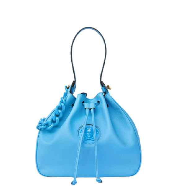  Túi Nữ Versace La Medusa Bucket DV 'Blue' 
