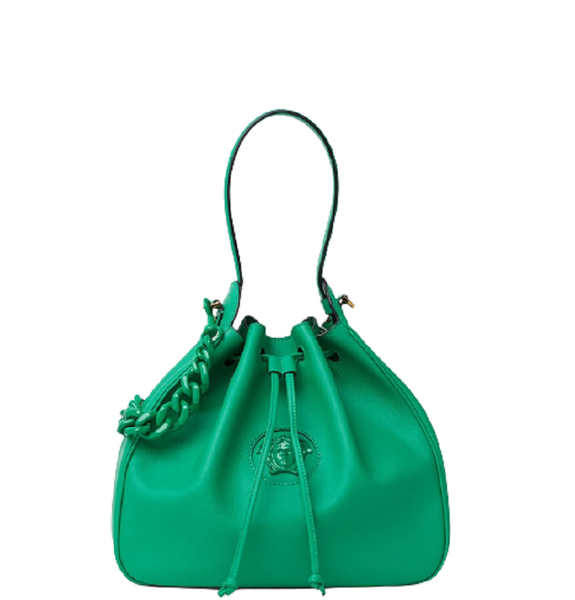  Túi Nữ Versace La Medusa Bucket 'Green' 