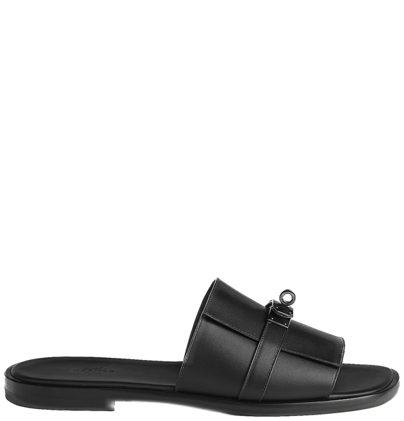  Dép Nam Hermes Gabriel Sandal 'Noir' 