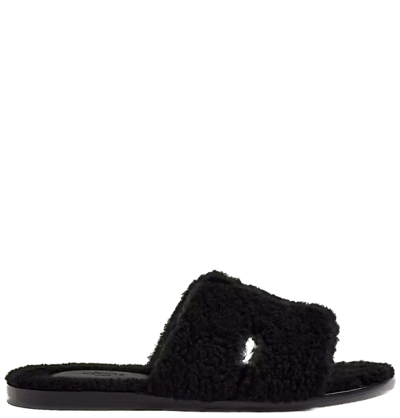  Dép Nam Hermes Izmir Sandal 'Noir' 