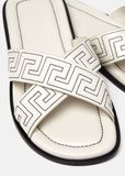  Dép Nam Versace Greca Sandals 'White' 