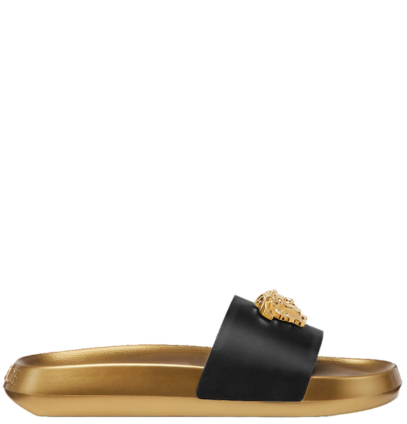  Dép Nam Versace La Medusa Sliders 'Black Gold' 