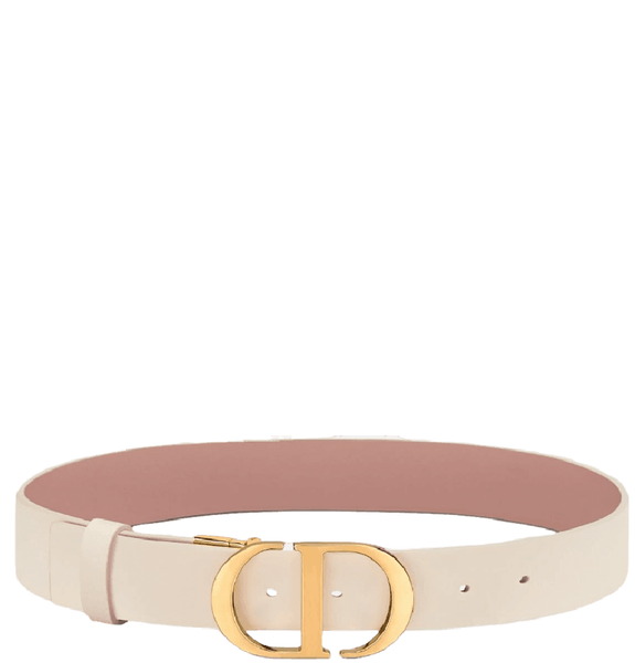  Thắt Lưng Nữ Dior 30 Montaigne Reversible Belt 'Ivory Pink' 