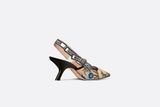  Giày Nữ Dior J'Adior Slingback Pump 'Beige Multicolor' 