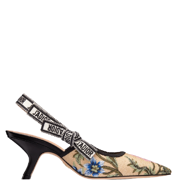  Giày Nữ Dior J'Adior Slingback Pump 'Beige Multicolor' 