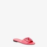  Dép Nữ Fendi Baguette Leather 'Pink' 