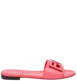  Dép Nữ Fendi Baguette Leather 'Pink' 
