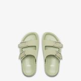  Dép Nữ Fendi Feel Leather 'Green' 
