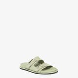  Dép Nữ Fendi Feel Leather 'Green' 