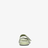  Dép Nữ Fendi Feel Leather 'Green' 