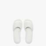  Dép Nữ Fendi Feel Nappa Leather 'White' 