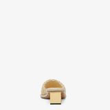  Dép Nữ Fendi Feel Raffia 'Pale Yellow' 