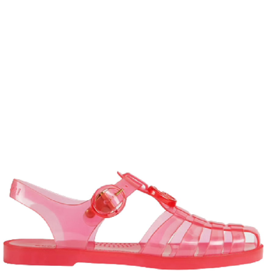 Dép Nữ Gucci Sandal With Double G 'Orange Rubber' 