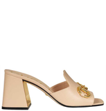  Dép Nữ Gucci Slide Sandal With Horsebit Leather 'Pink' 