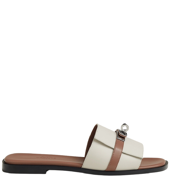  Dép Nữ Hermes Giulia Sandal 'Beige Glaise' 