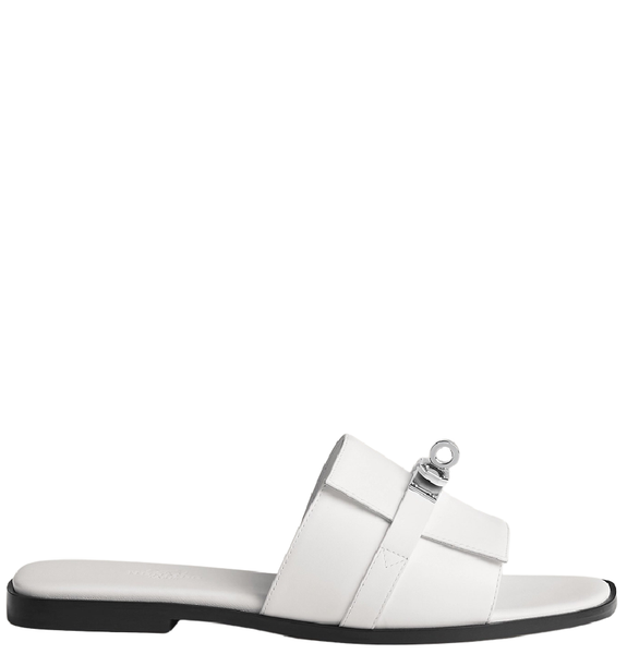  Dép Nữ Hermes Giulia Sandal 'Blanc' 