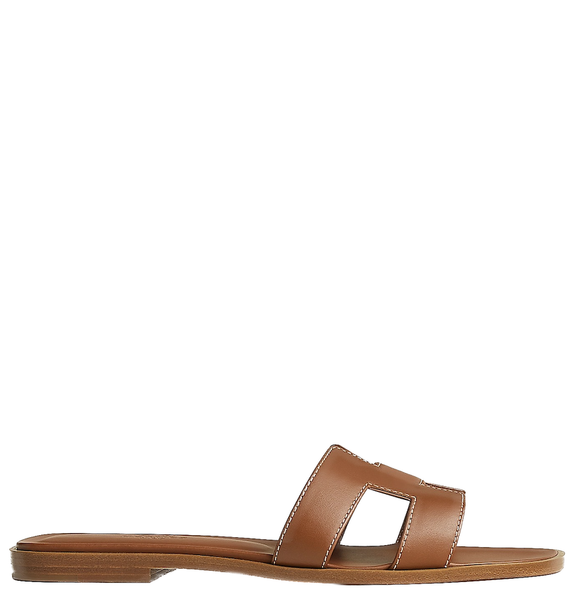  Dép Nữ Hermes Oran Sandal 'Gold' 