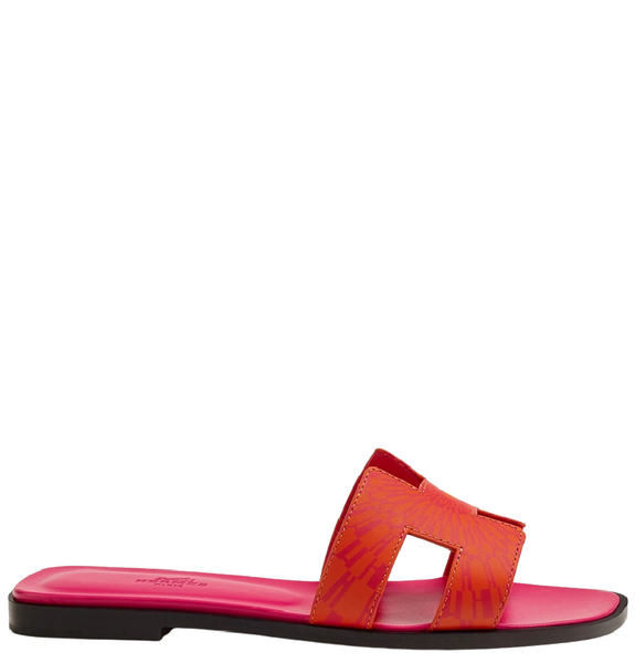 Dép Nữ Hermes Oran Sandal 'Orange Rose' 