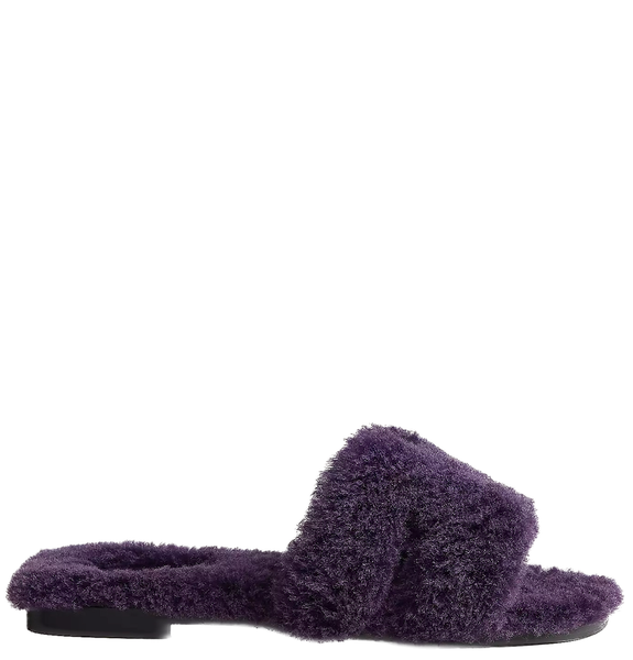  Dép Nữ Hermes Oran Sandal 'Violet Foncé' 