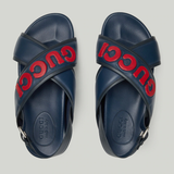  Dép Nam Gucci Basic Sandal 'Navy' 