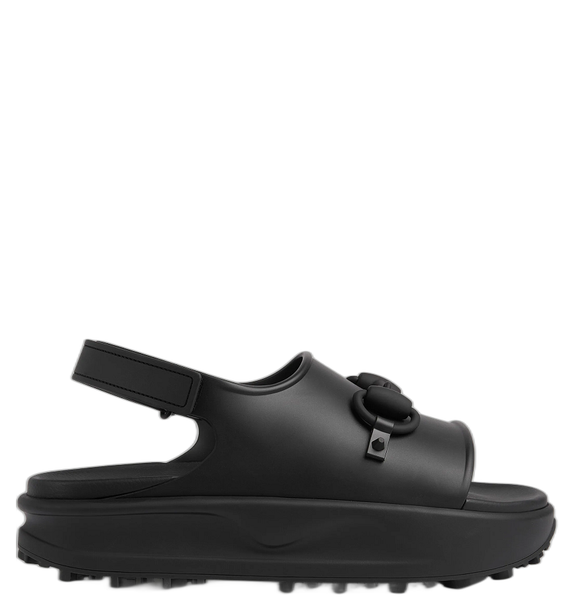  Dép Nam Gucci Horsebit Flatform Sandal 'Black' 