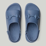  Dép Nam Gucci Horsebit Flatform Sandal 'Blue' 