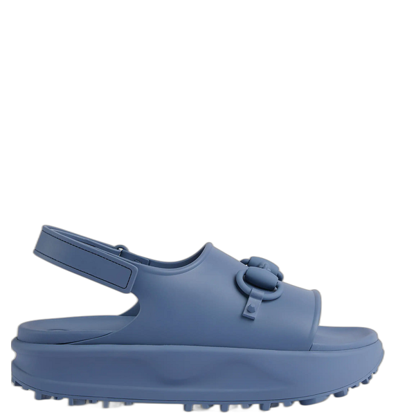  Dép Nam Gucci Horsebit Flatform Sandal 'Blue' 