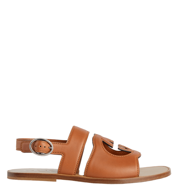  Dép Nam Gucci Interlocking G Sandal 'Brown' 