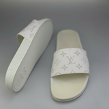  Dép Nam Louis Vuitton LV Monogram Pool 'White' 