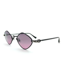  Kính Chrome Hearts Diamond Dog Matte 'Black' 