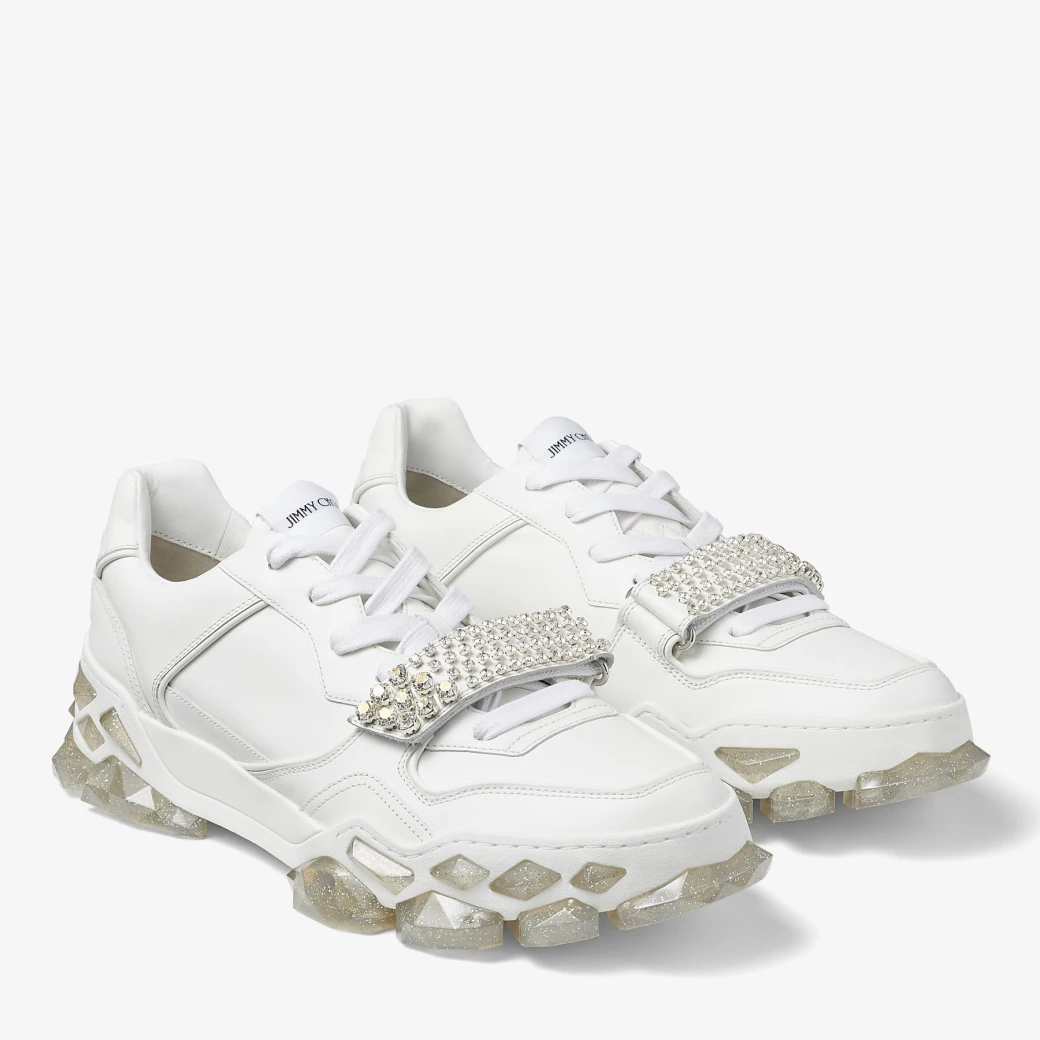  Giày Jimmy Choo Nam Diamond X Strap 'White' 