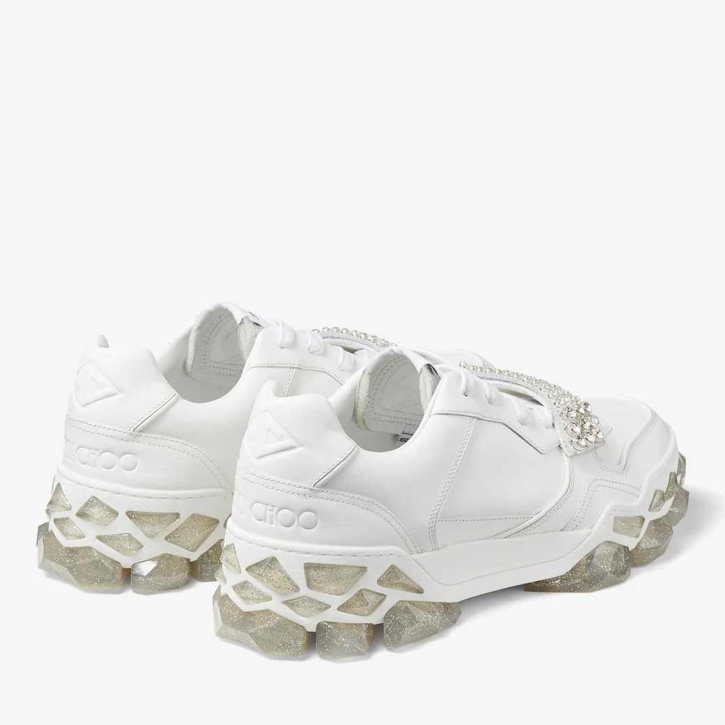  Giày Jimmy Choo Nam Diamond X Strap 'White' 