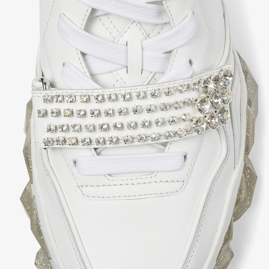  Giày Jimmy Choo Nam Diamond X Strap 'White' 