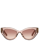  Kính Nữ Dior DiorSignature B7I Butterfly Sunglasses 'Translucent Pink' 