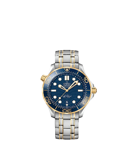  Đồng Hồ Omega Seamaster Sedna Blue Dial Steel and 18kt Yellow Gold 