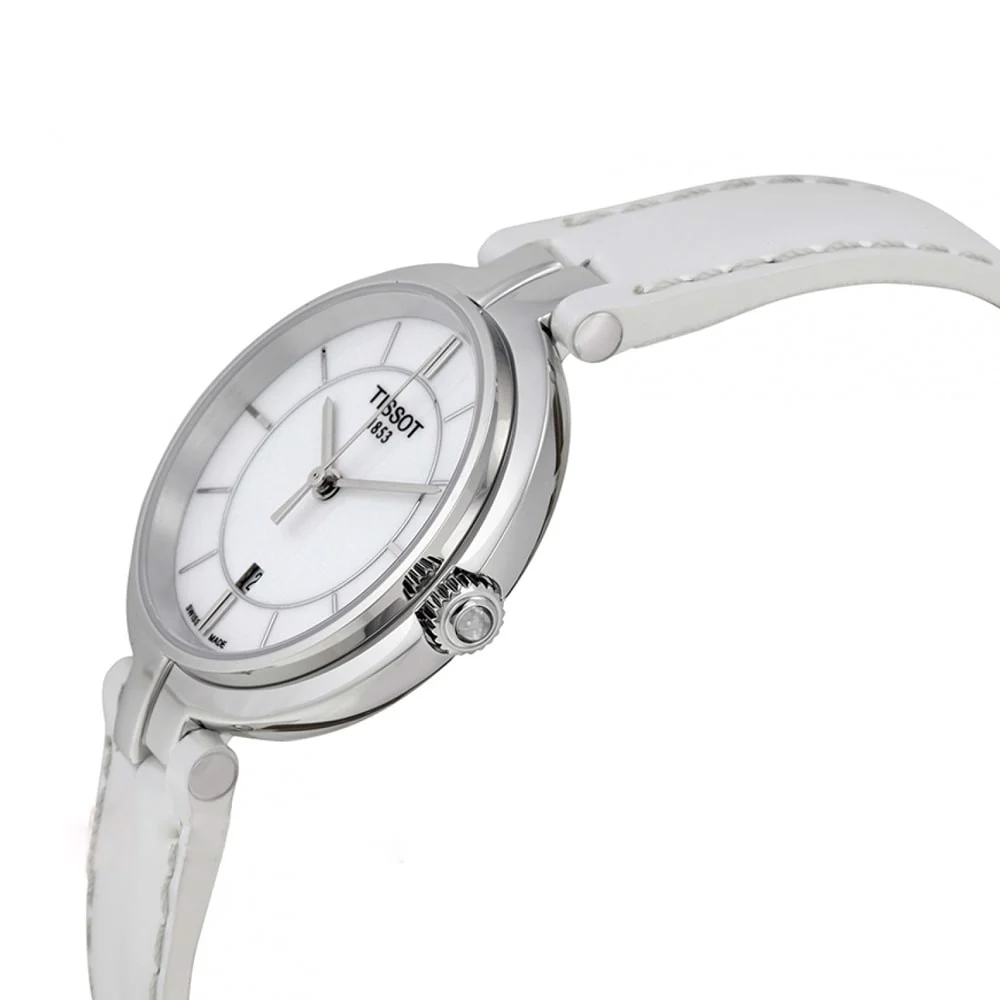  Đồng Hồ Nữ Tissot Flamingo 'White' Dial 